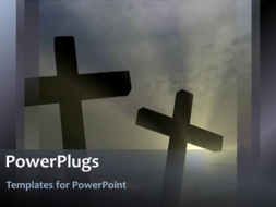 PowerPoint Template - animated crucifix